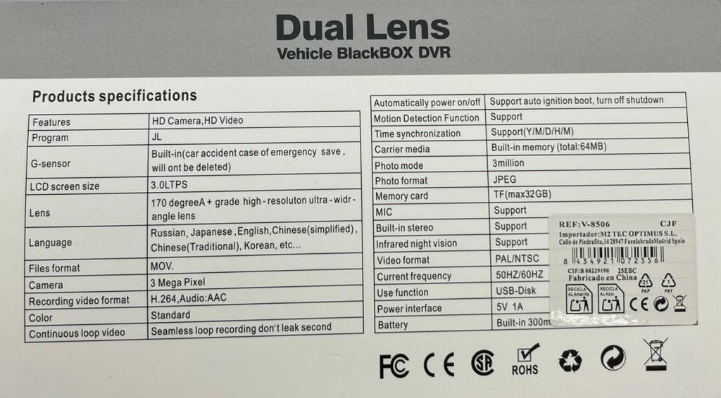 DriveGuard™ 1296P – Todo lo que Ocurre Queda Grabado