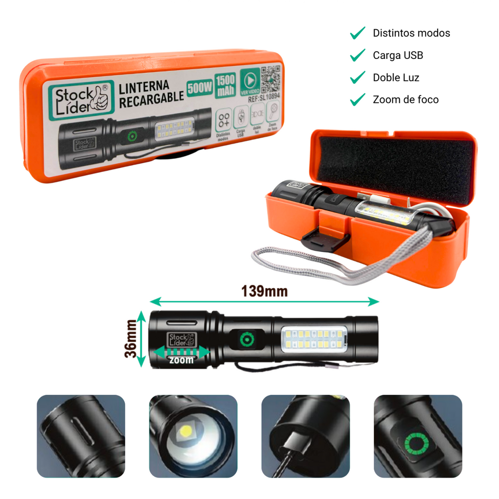 AutoClean PRO™ | Aspiradora Multifunción Profesional + Linterna LED USB-C GRATIS