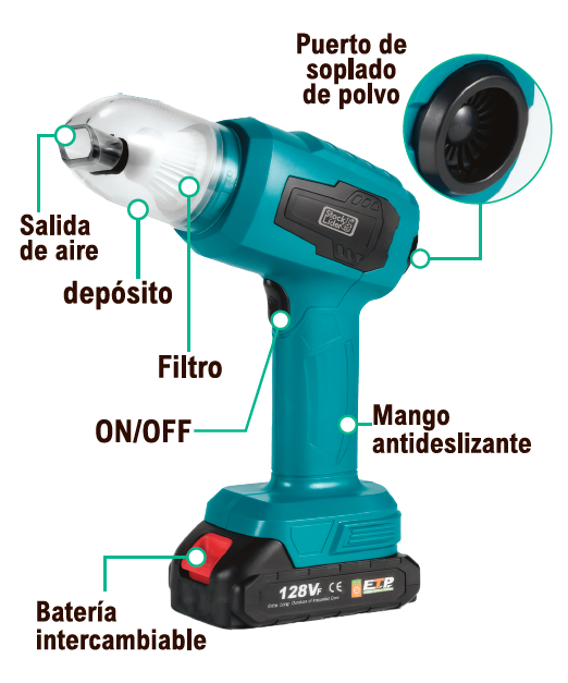 AutoClean PRO™ | Aspiradora Multifunción Profesional + Linterna LED USB-C GRATIS